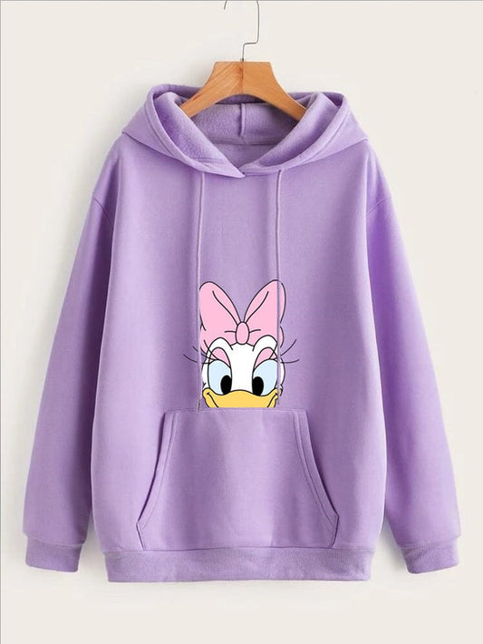 Purple Duck Hoodie For Winter (779)