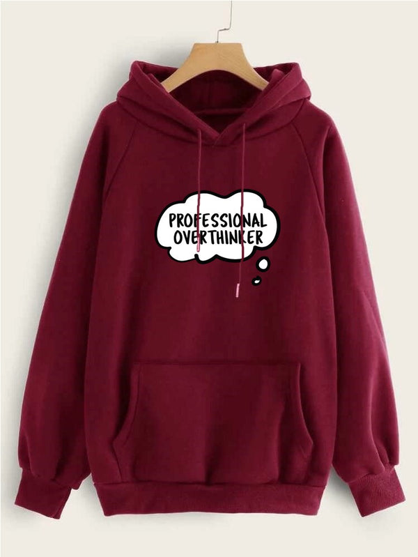 Maroon Professional Over Thinker Hoodie For Winter (776)