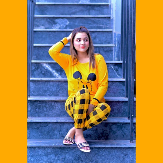 yellow mickey full sleeves(449)