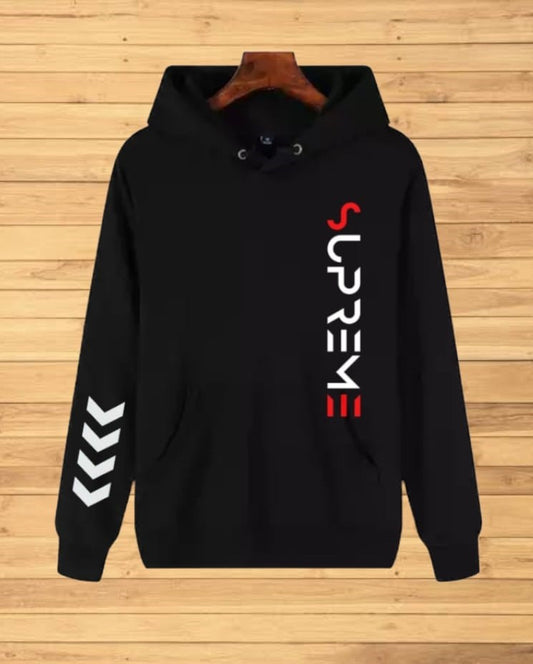 black super with arrows winter warm hoodie (660)