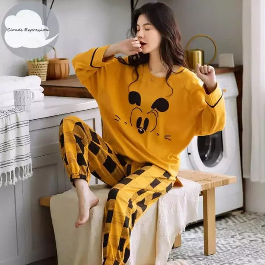 yellow mickey full sleeves   (449) (v4)