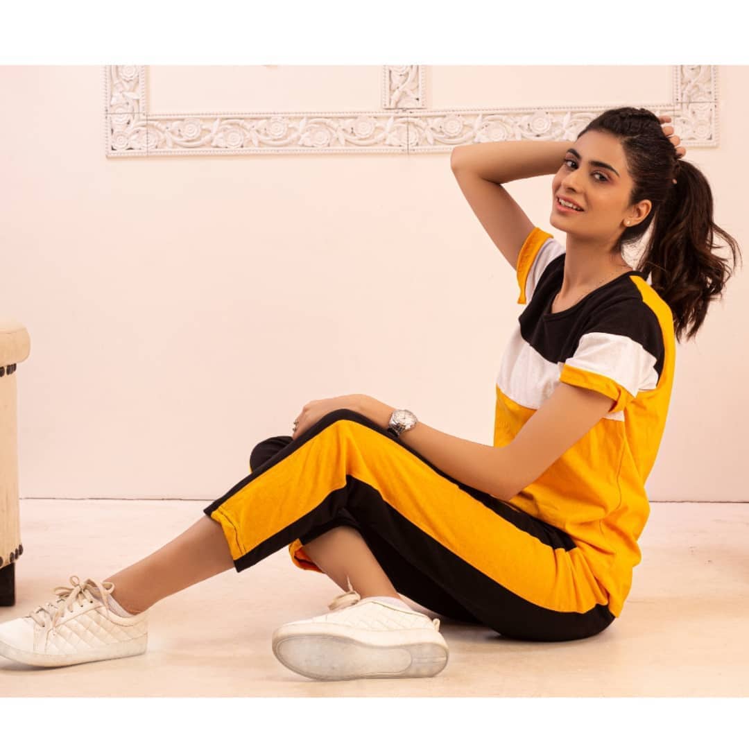 yellow summer track suit half sleeves (425) (v2)