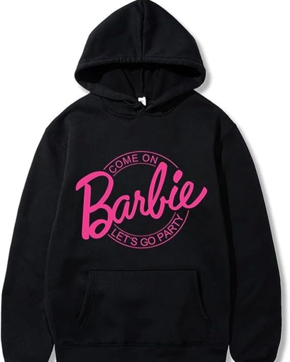 Black Barbie Hoodie For Winter (773)