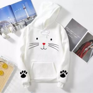 Meow with paws hoodie(62)