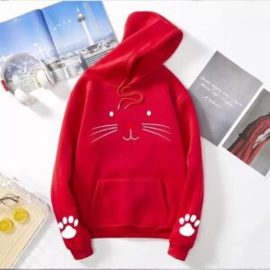 Meow with paws hoodie(59)
