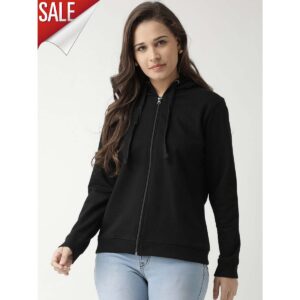 BLACK ZIPPER winter warm hoodie (617)