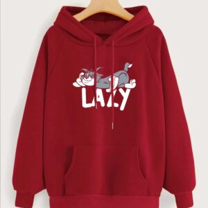 LAZY TOM winter warm hoodie (637)