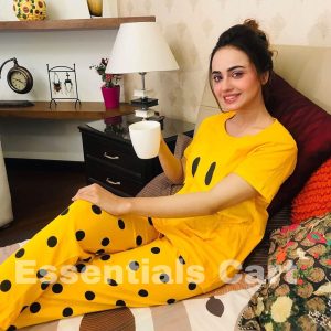 Yellow smiley with polka doted trouser half sleeves  for her  (436) (v3)