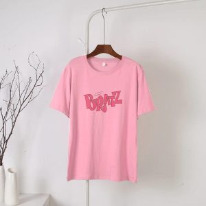 Pink Bratz Round Neck Half Sleeves T-Shirt (683)