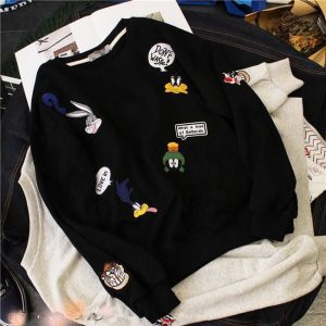 Black Toons Sweatshirt For Winter (781)