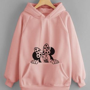 Pink Mick Hoodie For Winter (777)