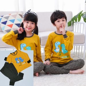 Yellow Dino suit for kids (820)