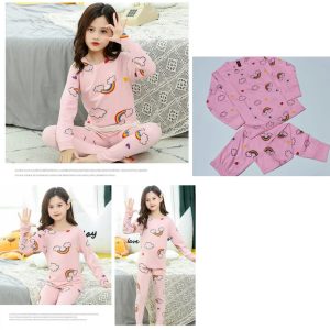 Pink Rainbow suit for kids (827)