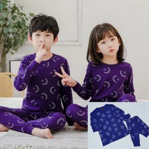 Purple Moon and Star suit for kids (819)