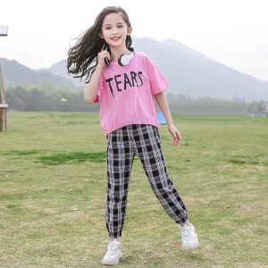Pink Tears suit for kids (828)